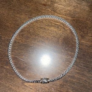 Silver and gold necklace